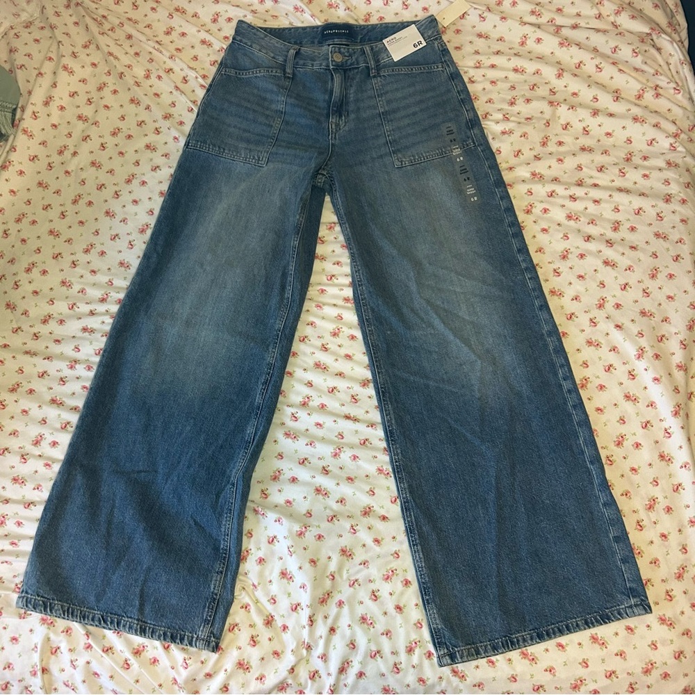 Aeropostale Wide Leg Baggy Jeans